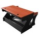 Zaor Studio Desk, Black Cherry - Main