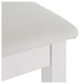 Piano Stool with Storage by Gear4music, White