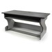 Zaor Miza Z Studio Desk, Grey Wenge - Angled