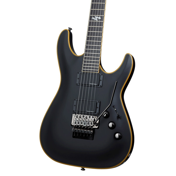 Schecter Blackjack ATX C-1 FR Electric Guitar, Aged Black Satin