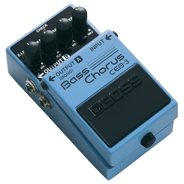 Boss CEB-3 Bass Chorus Effects Pedal Angle