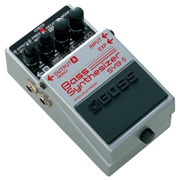 Boss SYB-5 Bass Synthesizer Pedal Angle