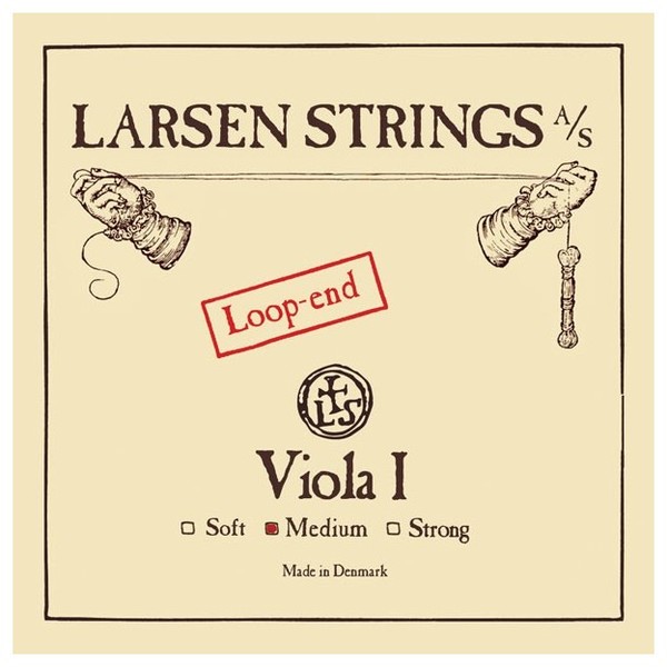 Larsen Virtuoso Viola String Set, Medium Loop End