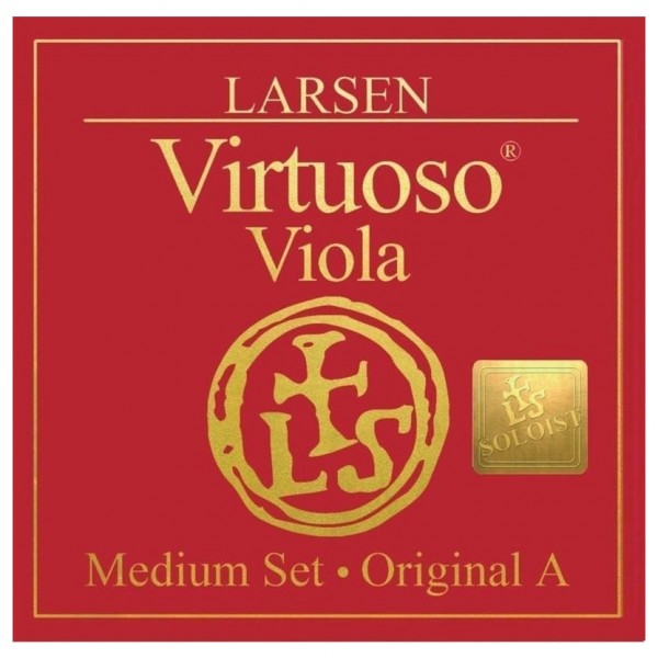 Larsen Virtuoso Viola String Set, Soloist Edition Ball End