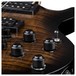 Dean Icon X Flame Top, Charcoal Burst - controls