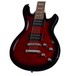 Dean Icon X Flame Top, Trans Red - body