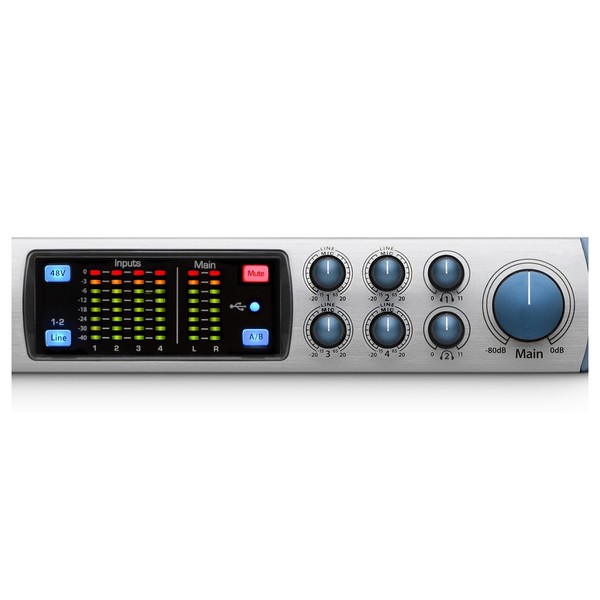 PreSonus Studio 18|10 Audio Interface - Front Close Up