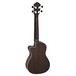 Ortega RUCOAL Electro Acoustic Concert Ukulele, Coal Black- Back