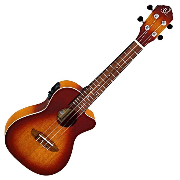 Ortega RUDAWN Electro Acoustic Concert Ukulele, Sunburst