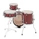 Ludwig Breakbeats Questlove 16in 4Pc Shell Pack, Wine Red Sparkle