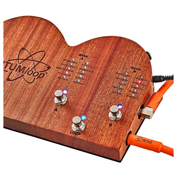 Ortega QUANTUMLOOP Multi Digital Percussion Stomp Box w/ Looper