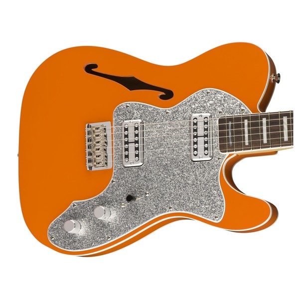 SX （Fender Telecaster Thinline Type） DISC Fender LTD Thinline Super Deluxe Telecaster RW, Orange at