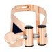 Vandoren M/O Clarinet Bb Ligature, Pink Gold Plated, Plastic Cap