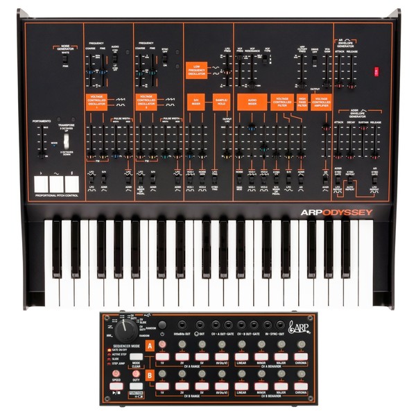 Korg ARP Odyssey Rev3 with SQ-1 - Main