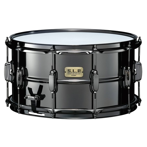 Tama SLP 15'' x 8'' Big Black Steel Snare Drum, Black Nickel