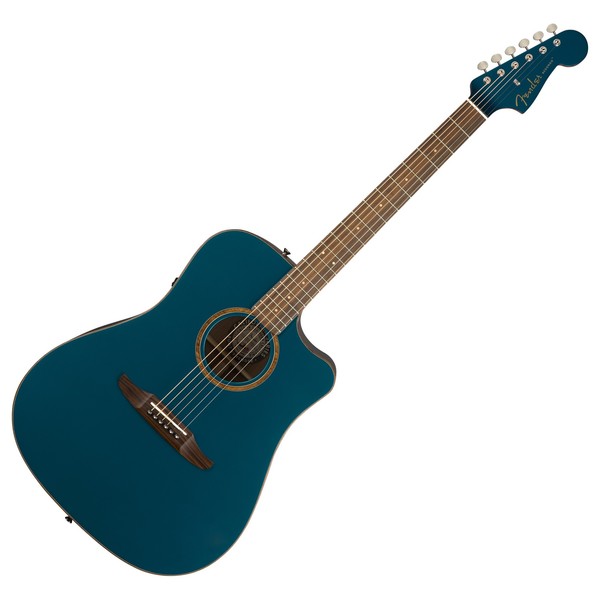 Fender Redondo Classic Electro Acoustic w/ Bag, Cosmic Turquoise Front View