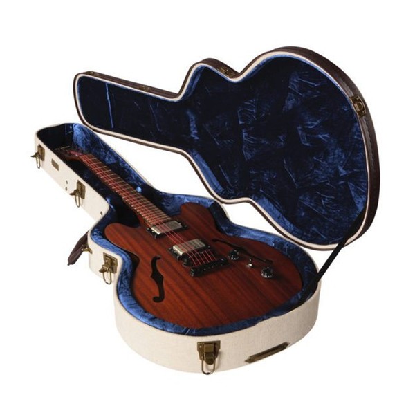 Gator GW-JM 335 Journeyman Koffer voor Hollowbody Gitaren, Beige