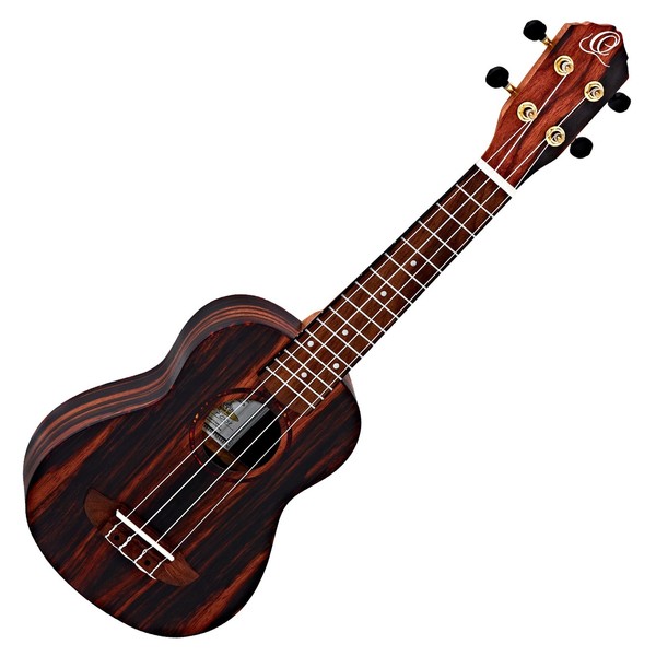 Ortega RUEB Soprano Ukulele, Ebony