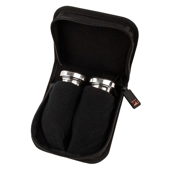 Protec Large Brass Mouthpiece Pouch with Zip, 2 Piece