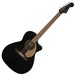 Fender Newporter Player Electro Acoustic, Jetty Black Front View