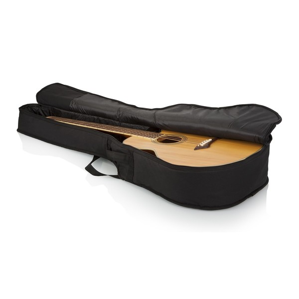Gator GBE-AC-BASS Acoustic Bass Guitar Gig Bag, Open