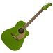 Fender Redondo Player Electro Acoustic, Electric Jade Front View