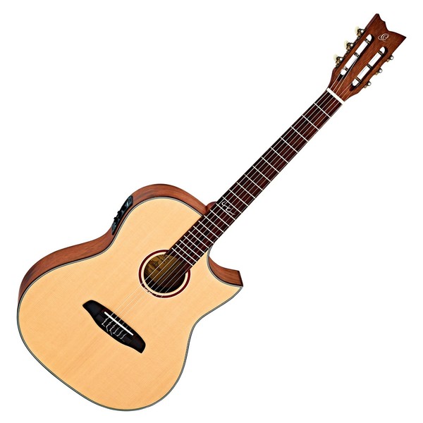 Ortega CORAL Electro Nylon String, Satin Natural