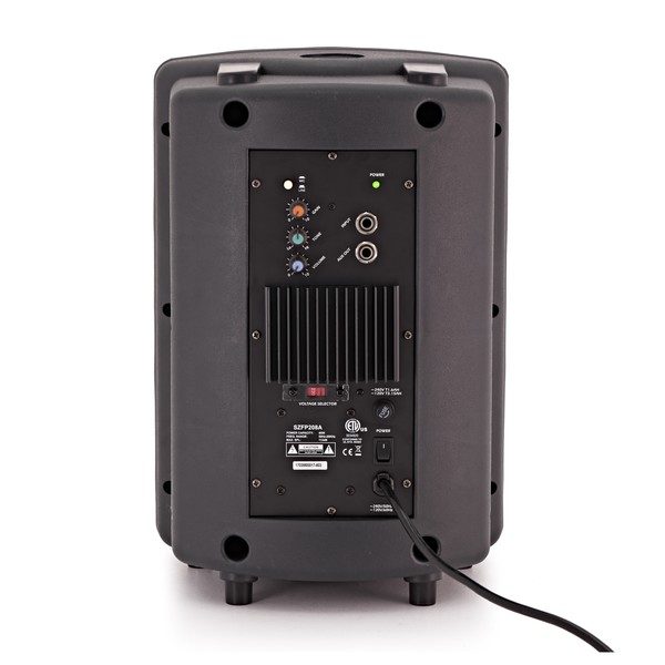 SubZero 200W 8" Active PA Speaker with Yoke Bracket