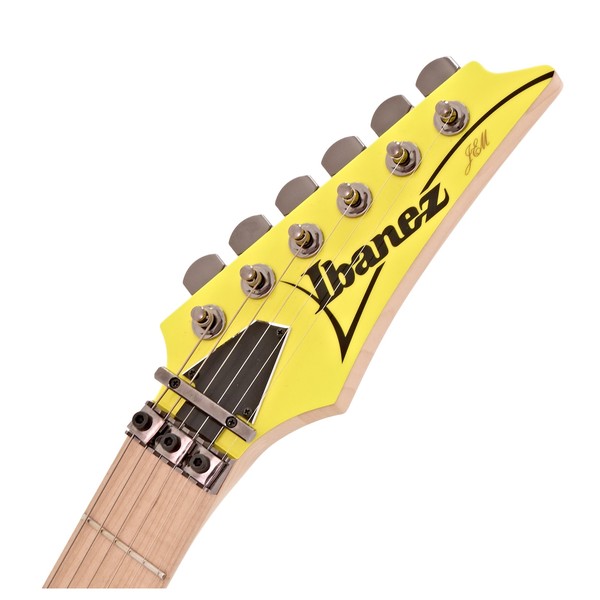 Ibanez JEM777 30th Anniversary, Desert Sun Yellow at Gear4music Ibanez JEM777 30th Anniversary, Desert Sun Yellow at Gear4music