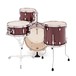 Pearl Midtown 4pc Compact Shell Pack w/ Bags, Black Cherry Glitter