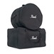 Pearl Midtown 4pc Compact Shell Pack w/ Bags, Black Cherry Glitter