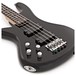 Schecter C-4 Deluxe Bass Left Handed, Black