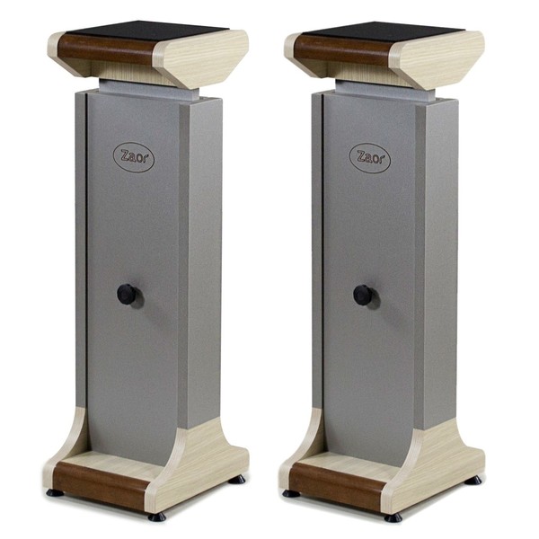 Zaor Miza Stand MKII, Grey Oak (Pair) - Bundle