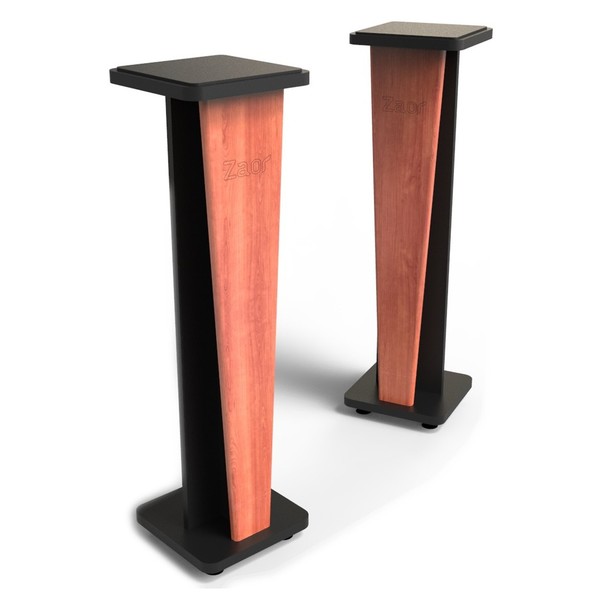 Zaor Miza V42 Stand, Black Cherry (Pair) - Bundle
