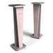 Zaor Miza V42 Stand, Grey Oak (Pair) - Bundle