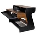 Miza 88 Studio Desk, Black Cherry - Angled