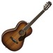 Fender PM-2CE LTD Parlor Mahogany Electro Acoustic, Antique Burst Tilted Full Body View