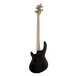 Dean Edge 4 Flame Top Fretless Bass, Black Satin - BACK