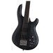 Dean Edge 4 Flame Top Fretless Bass, Black Satin - BODY