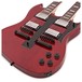 Brooklyn Double Neck Guitar by Gear4music, Black Hardware