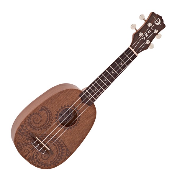 Luna Tattoo Soprano Pineapple Ukulele + Gig Bag