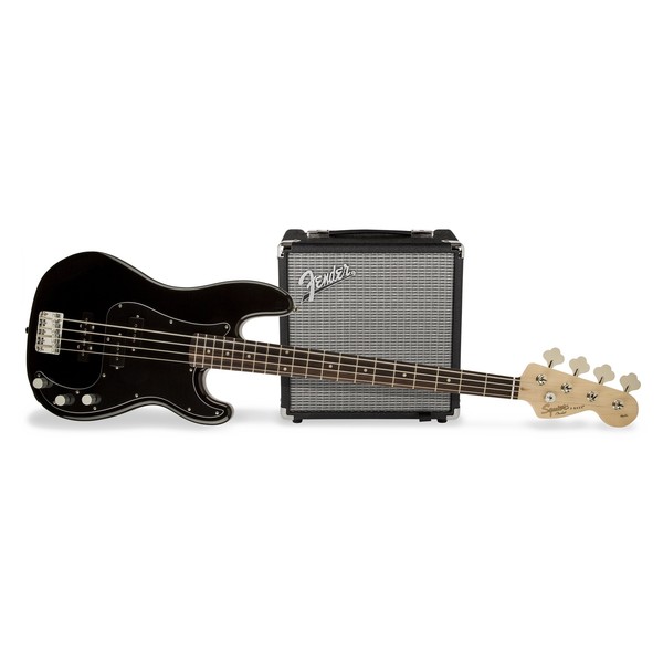 Fender Squier Affinity Series Precision Bass PJ Pack, Black 1