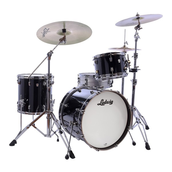 Ludwig NeuSonic 20" 3 Piece Shell Pack, Black Cortex - Main