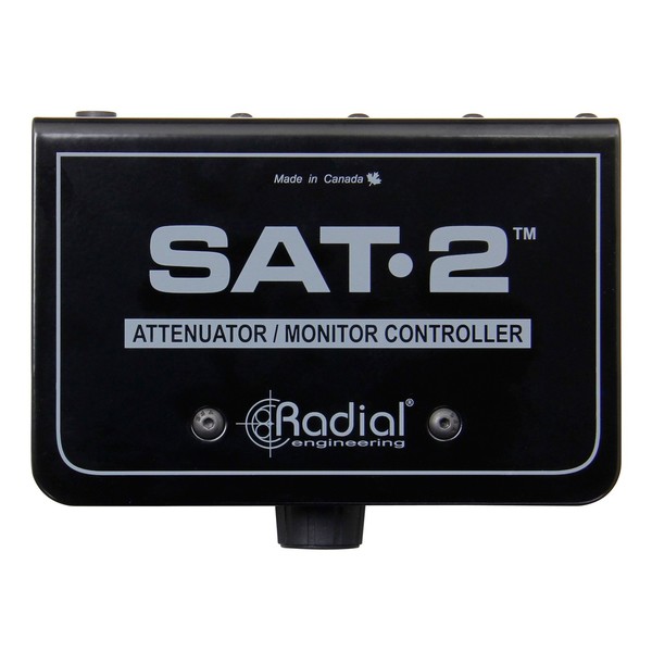 Radial SAT-2 Stereo Audio Attenuator & Monitor Controller - Top View