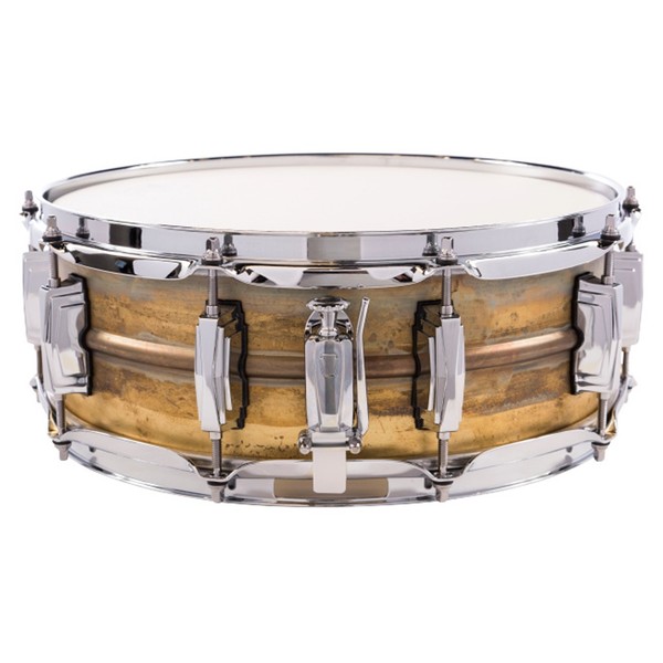 Ludwig 14x5 Raw Brass Brass Snare Drum - Main