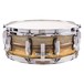 Ludwig 14x5 Raw Brass Brass Snare Drum - Back