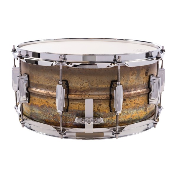 Ludwig 14x6.5 Raw Brass Brass Snare Drum - Back