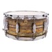 Ludwig 14x6.5 Raw Brass Brass Snare Drum - Side