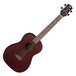 Luna Vintage Mahogany Baritone Ukulele, Red Satin