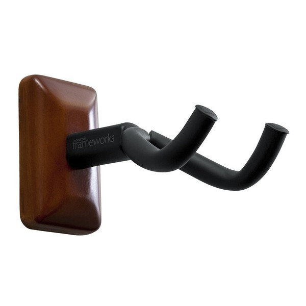 Frameworks GFW-GTR-HNGRMHG Guitar Wall Hanger, Mahogany 1